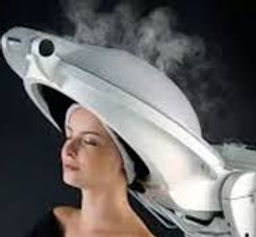 Tratamento de terapia capilar com vapor e ozone