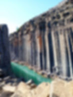 orgue basaltique Studlagil pendant un roadtrip en Islande