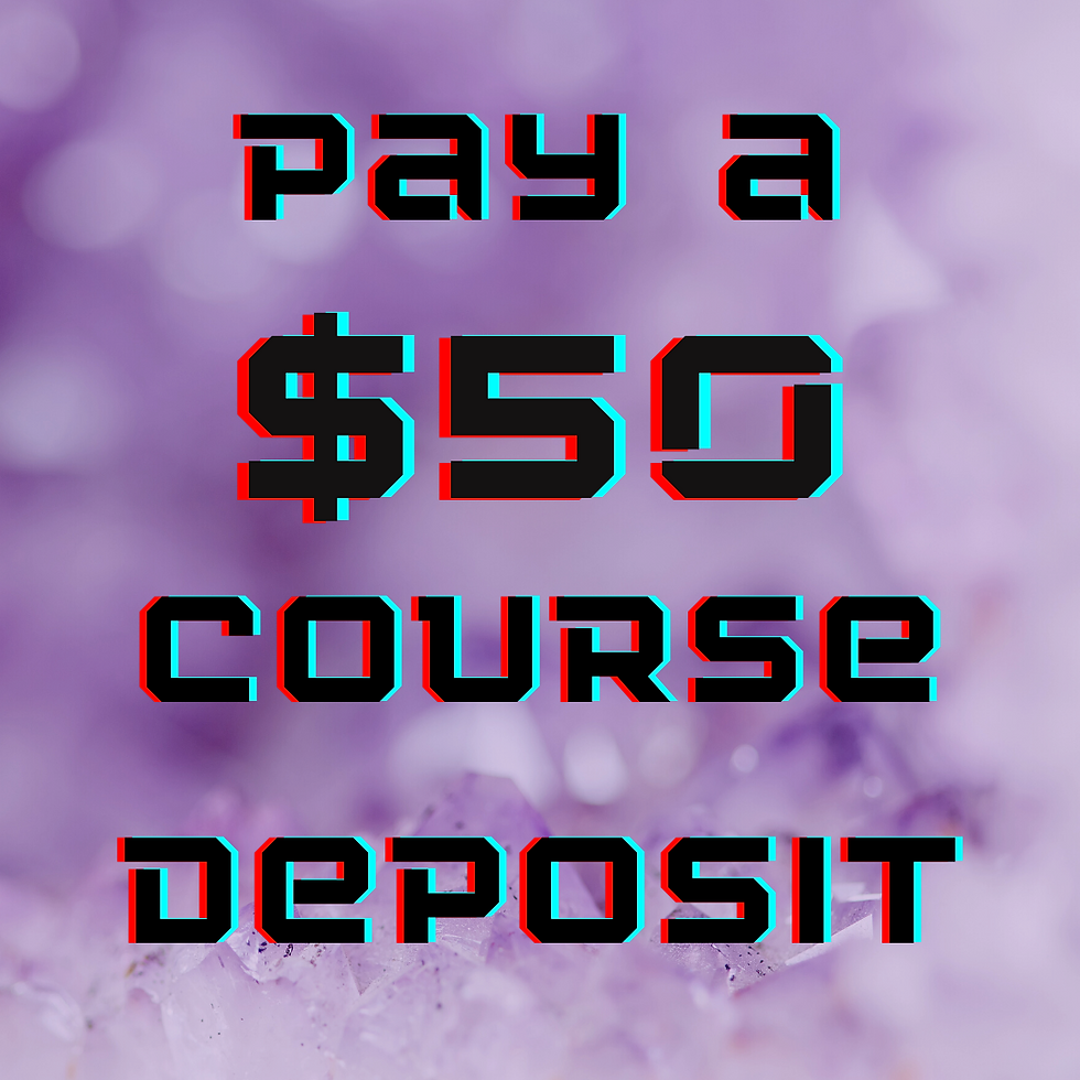 Pay a Deposit for any Course