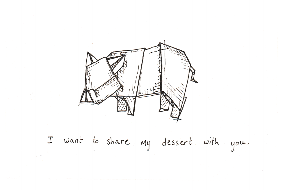 Thumbnail: I want to share my dessert with you.