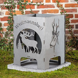 Steel Trading Ausgefallene Gartendekoration aus Metall. Shop Onlineshop Gartendekoration Metall Exterior Design Feuertonne Dekosäule Windlicht