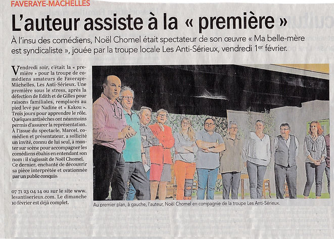 article de presse 2019 ma belle mere est