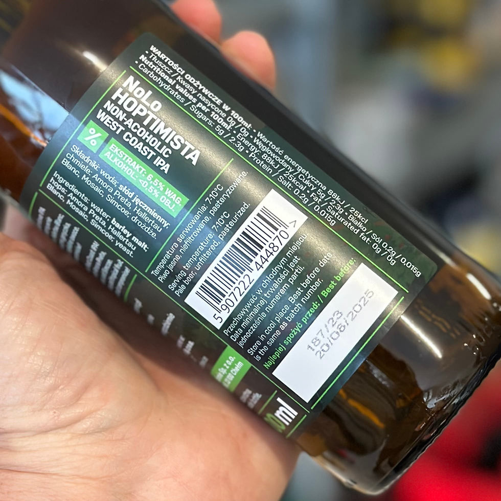 Thumbnail: Piwne Podziemie NoLo Hoptimista alcoholvrij bier west coast IPA