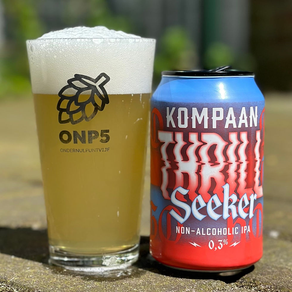 Kompaan Thrill SeekerIPA alcoholvrij bier blik den haag haags