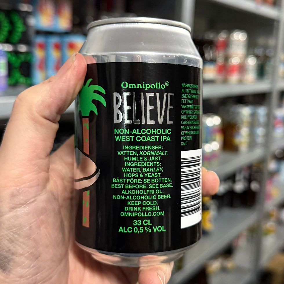 Thumbnail: Omnipollo Believe IPA alcoholvrij bier west coast