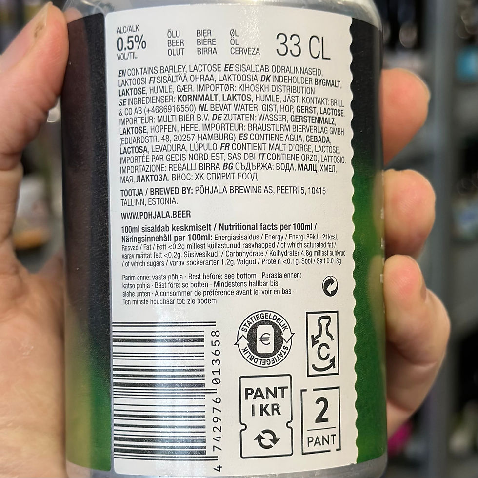 Miniaturbild: Põhjala Põhjala Virmalised 0 non alcoholic IPA alcoholvrij bier