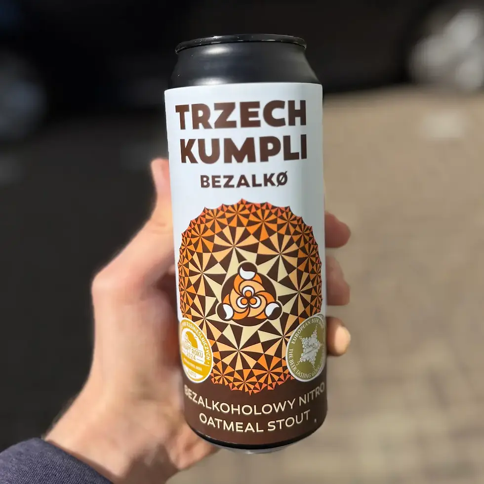 Trzech Kumpli Unplugged Oatmeal stout alcoholvrij bier