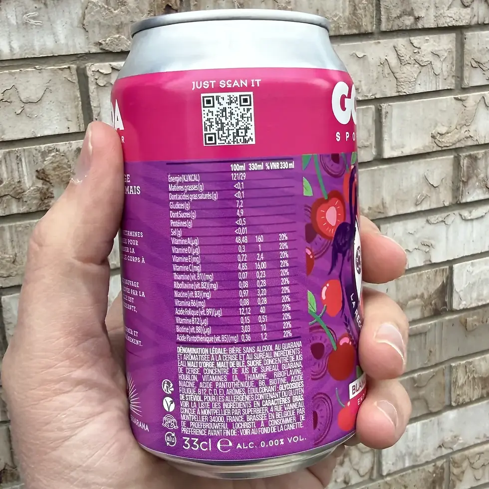 Thumbnail: Goxoa Blanche Cerise Sauvage aloholvrij bier 0.0