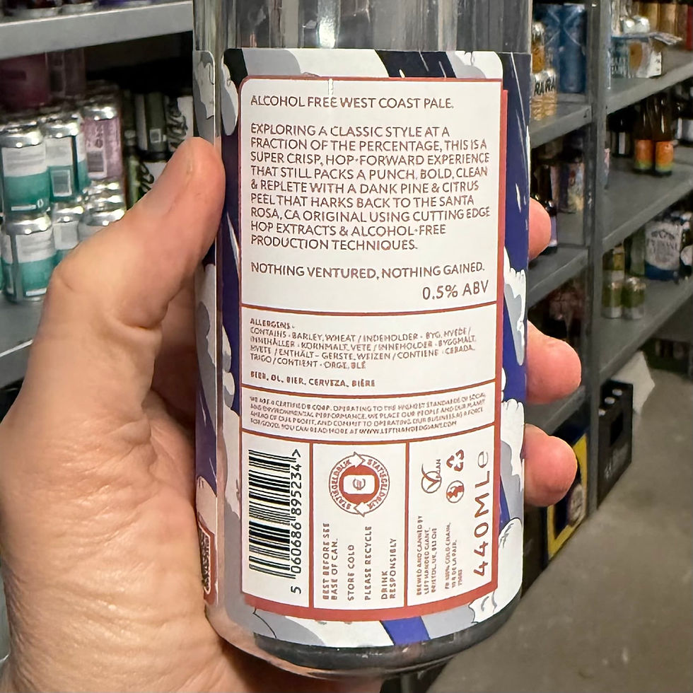 Thumbnail: Left Handed Giant Nothing Ventured alcoholvrij bier