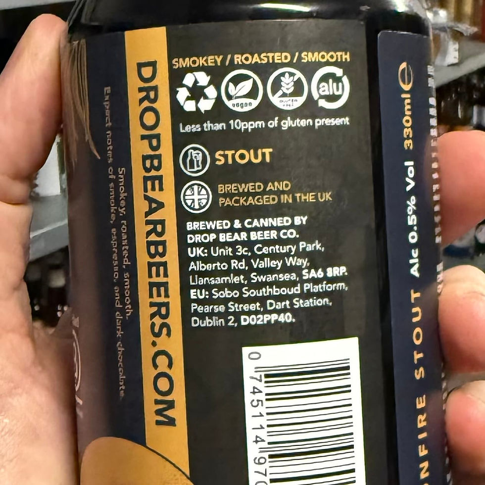 Thumbnail: Drop Bear Bonfire Stout alcoholvrij bier