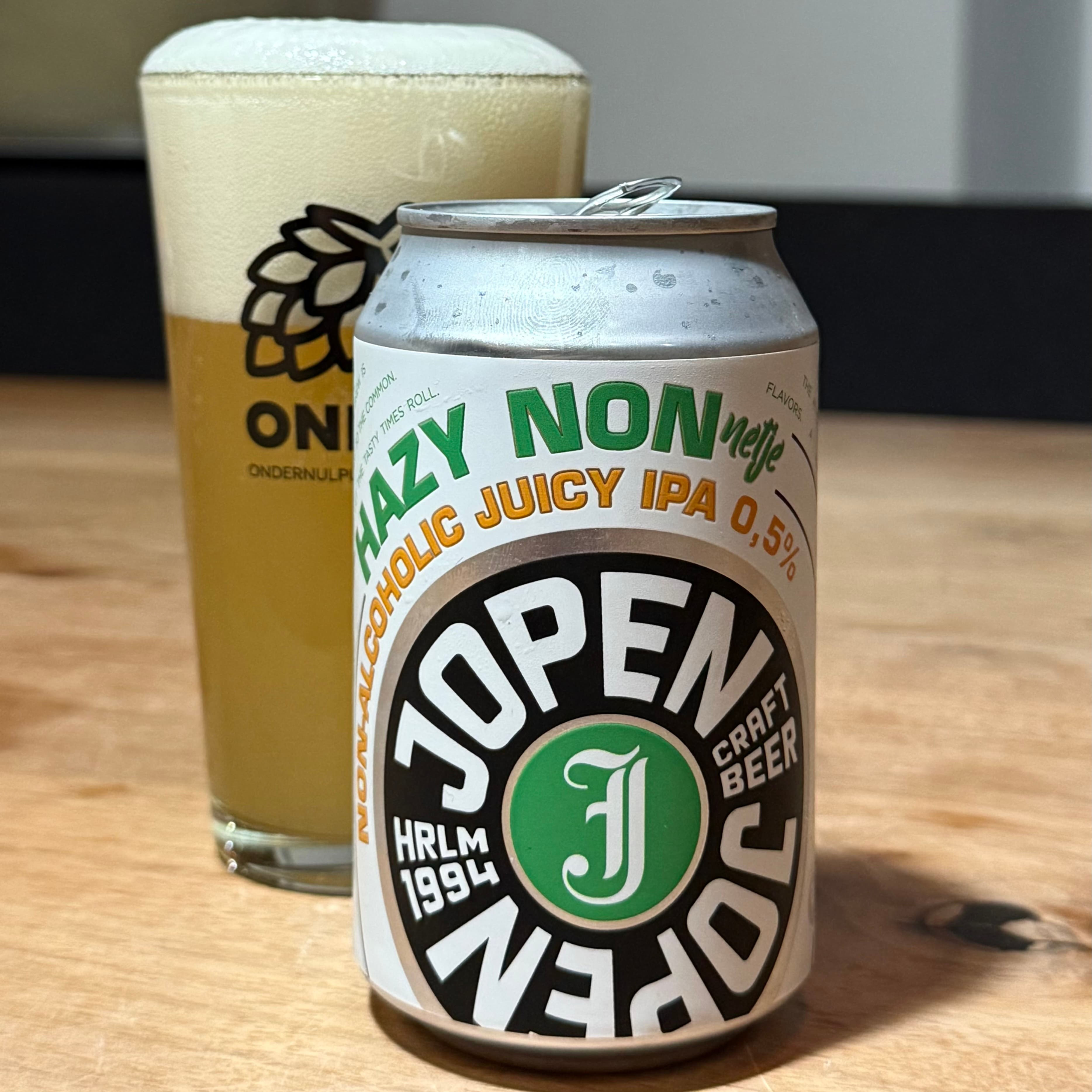 Jopen Nonnetje IPA Hazy Alcoholvrij bier blik