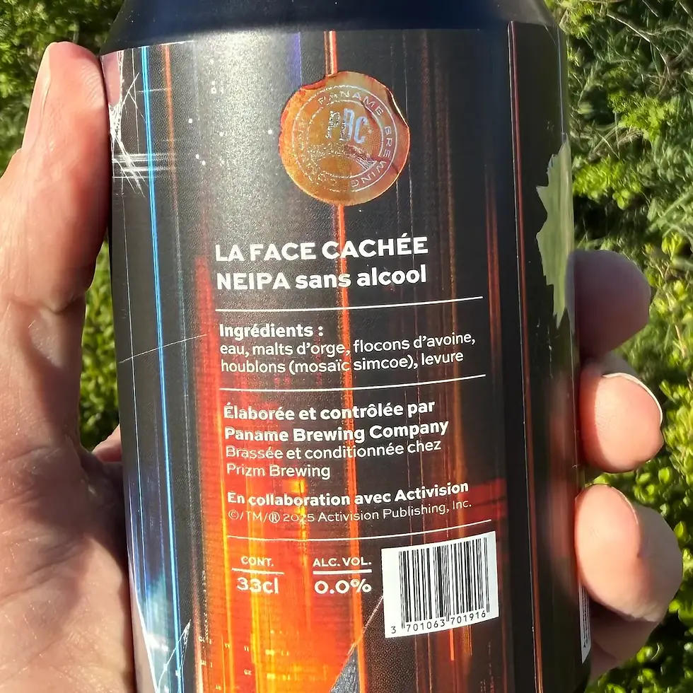 Thumbnail: Paname Call Of Duty Black Ops neipa alcoholvrij bier