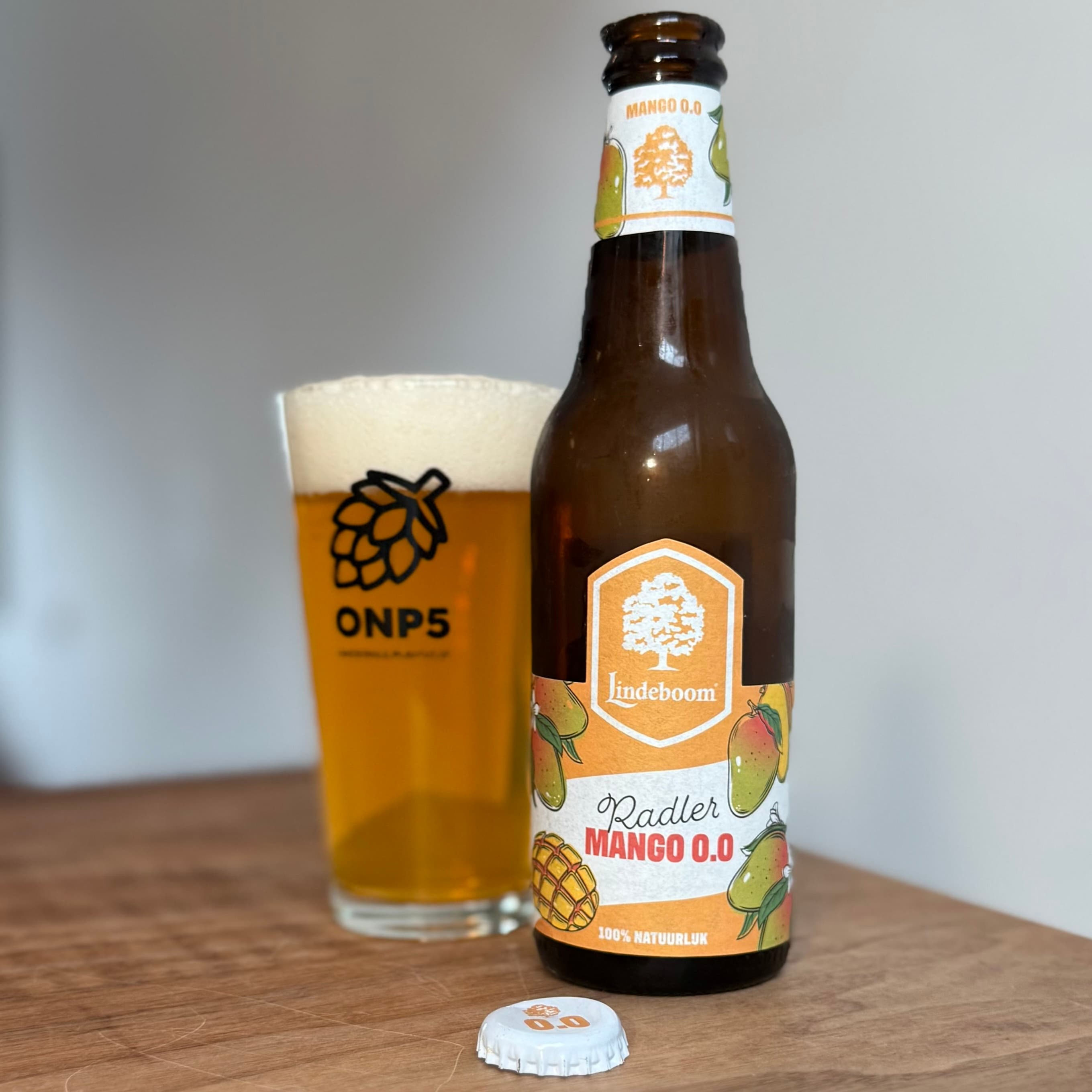 Lindeboom Mango Radler 0.0 alcoholvrij bier
