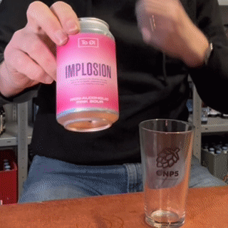implosion alcoholvrij bier To Ol øl pink sour
