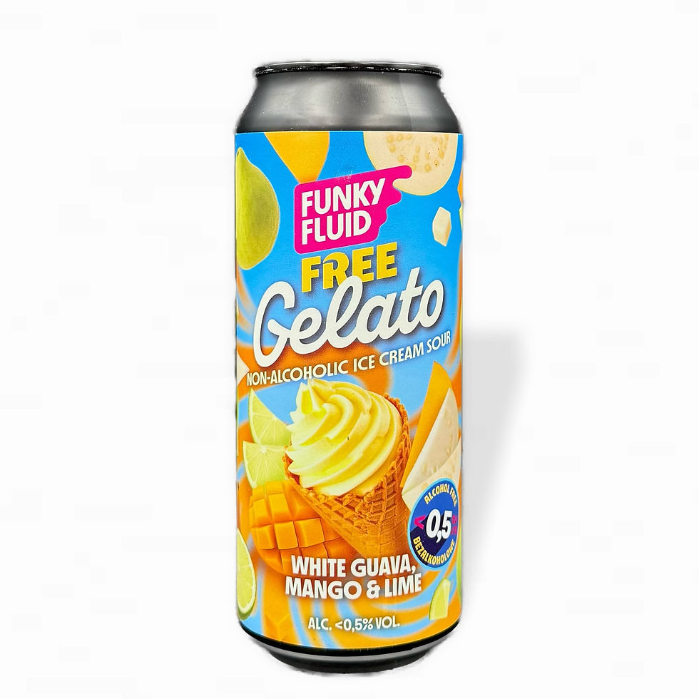 Funky Fluid - Free Gelato white guava alcoholvrij bier