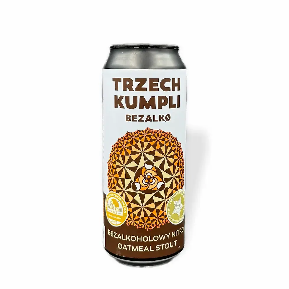 Trzech Kumpli Unplugged Oatmeal stout alcoholvrij bier