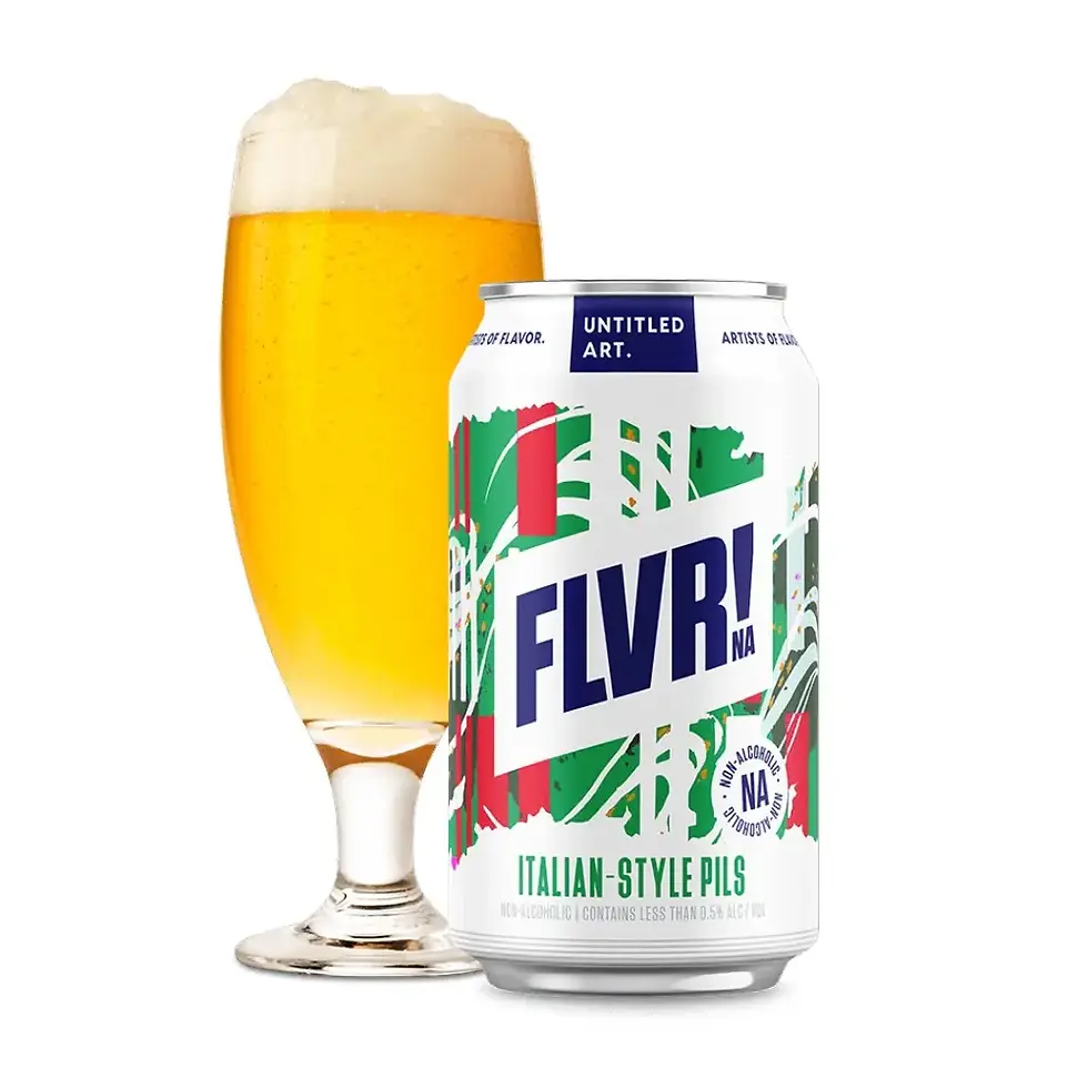 Untitled Art FLVR! NA Italian-Style Pilsner alcoholvrij bier