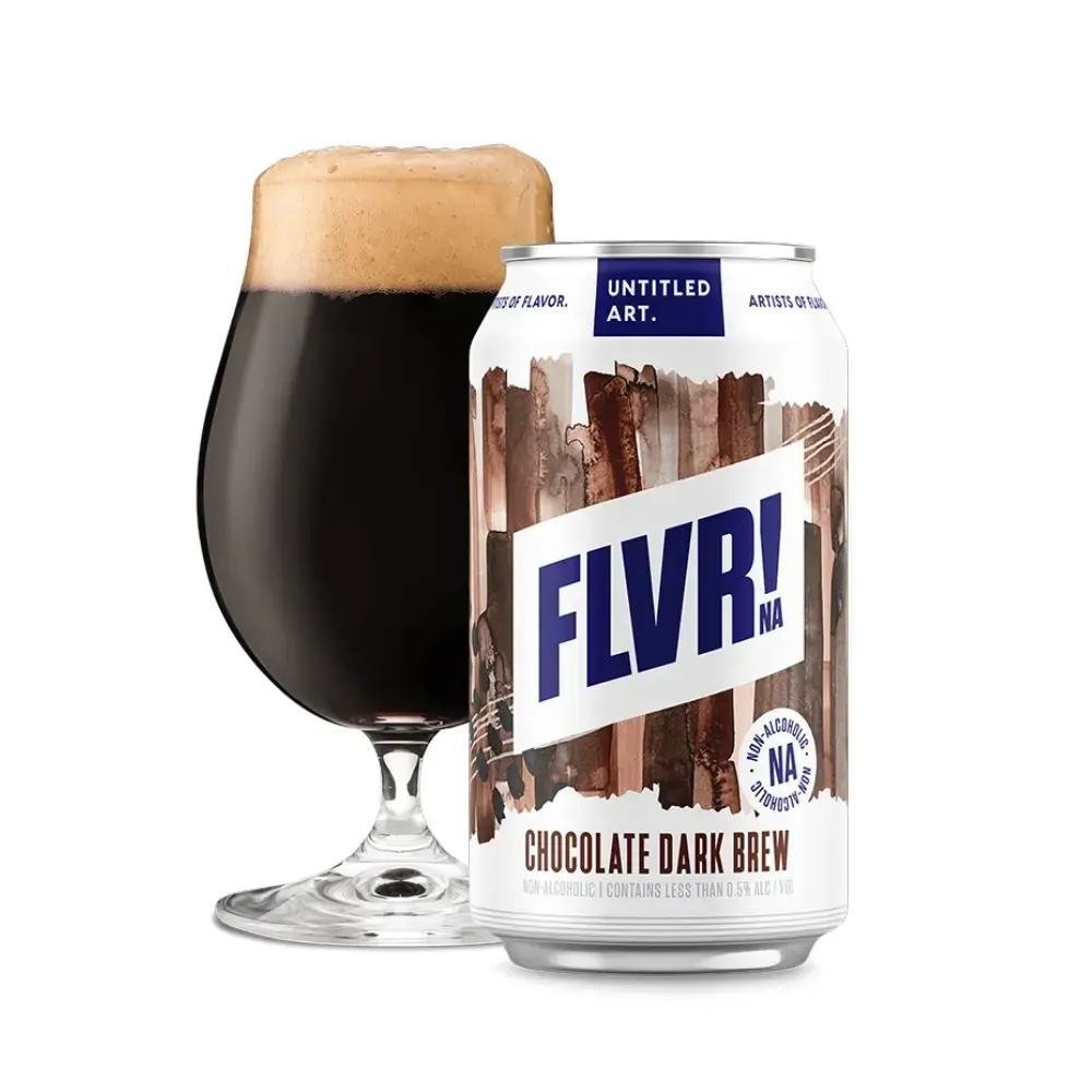 Untitled Art FLVR! NA Chocolate Dark Brew alcoholvrij bier