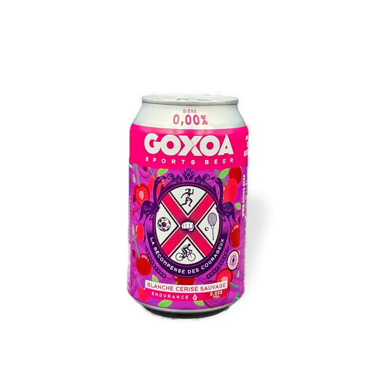 Goxoa Blanche Cerise Sauvage aloholvrij bier 0.0