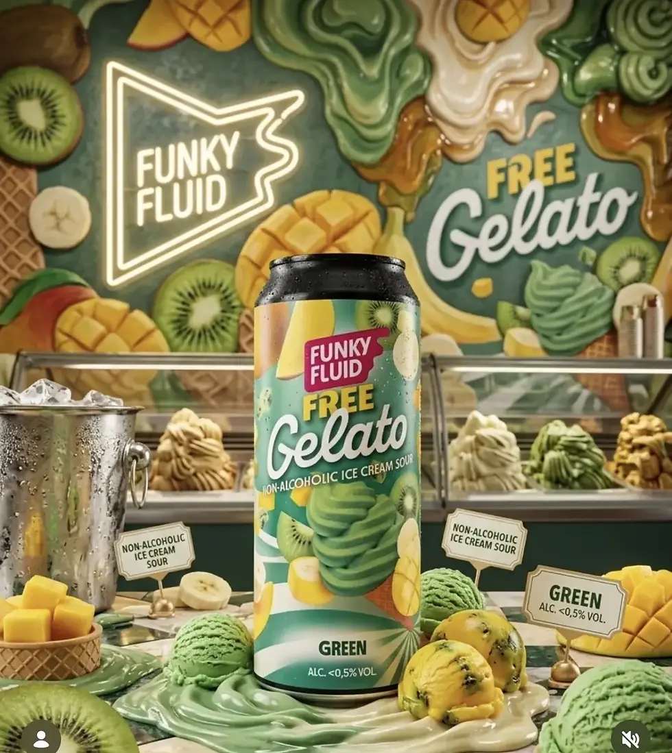 Thumbnail: Funky Fluid Free Gelato Green alcoholvrij bier