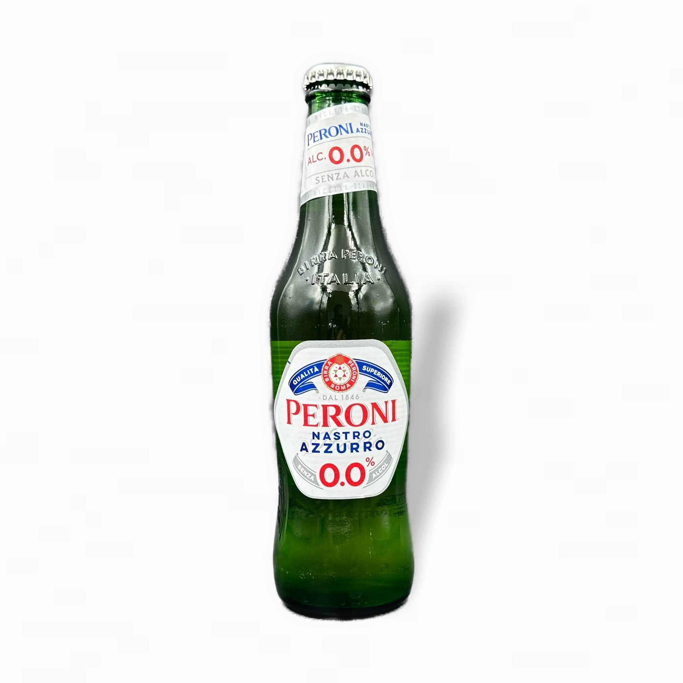 Peroni Nastro Azzurro 0.0 zero lager pils alcoholvrij bier