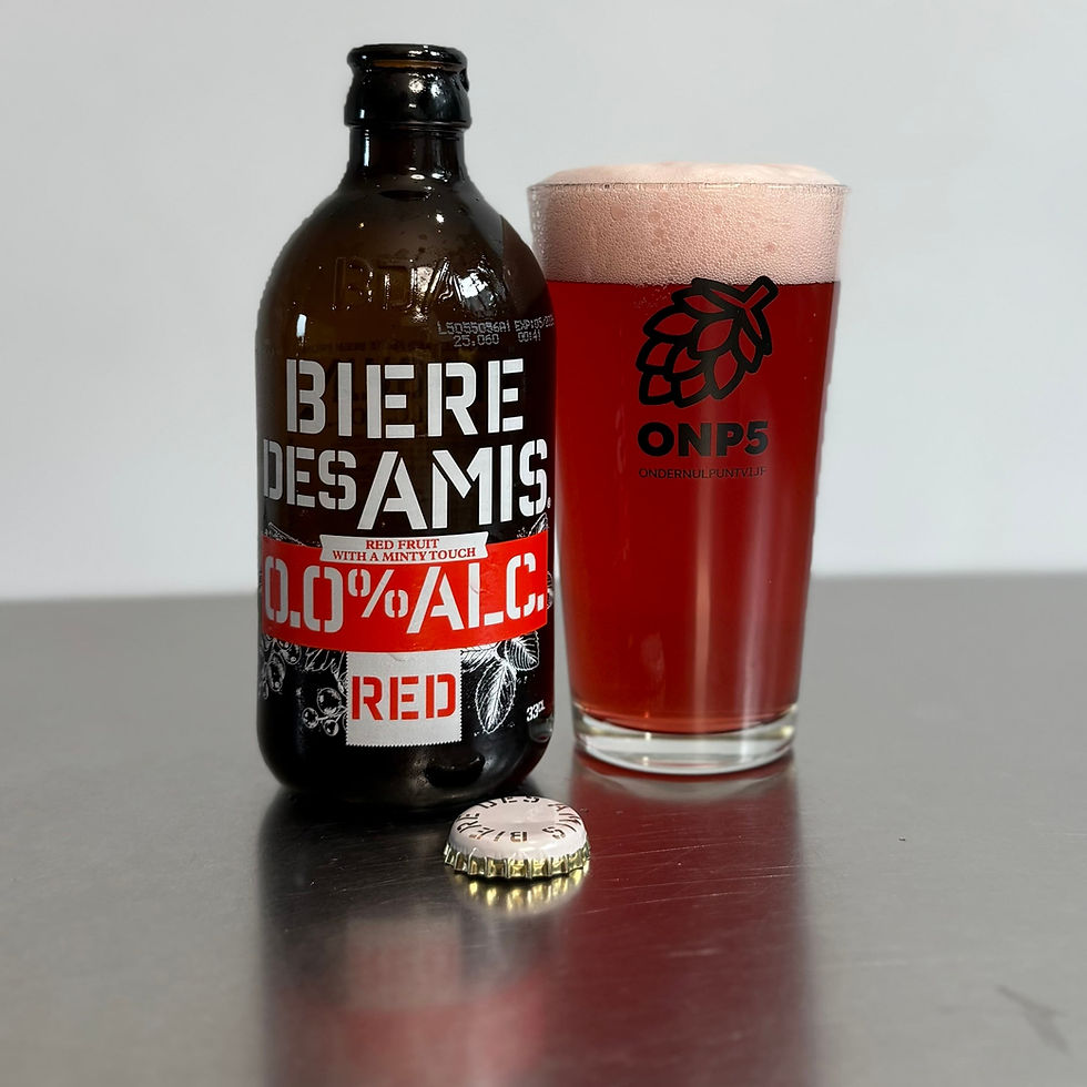 Neobulles - Bière des Amis Redden alcoholvrij bier red fruit beer
