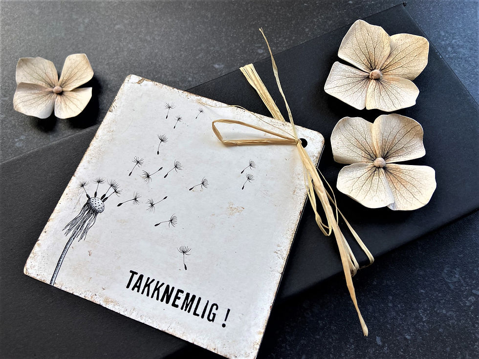 Miniatyrbilde: Kort / gavelapper med blekktegninger