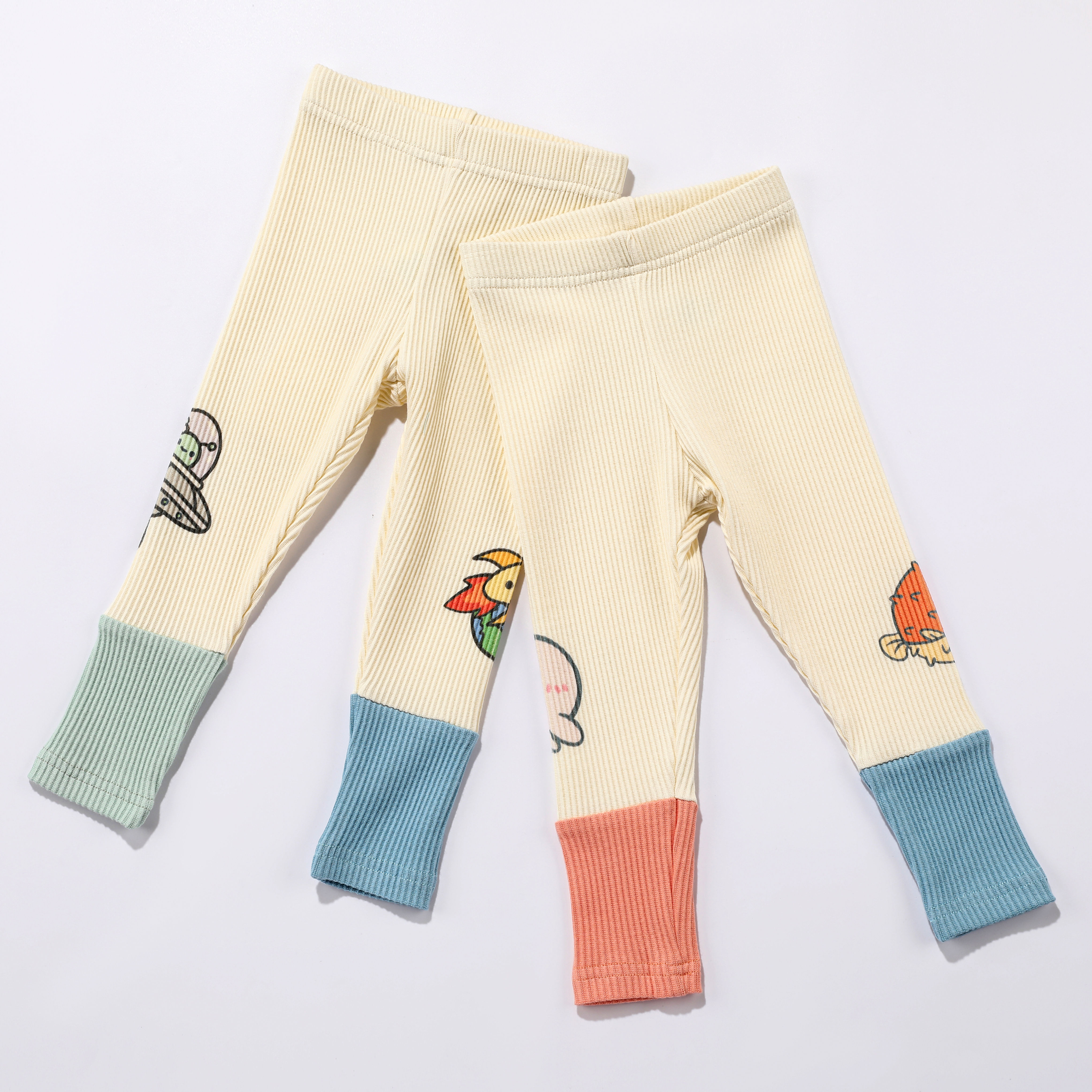 Knitted Duo Color Legging