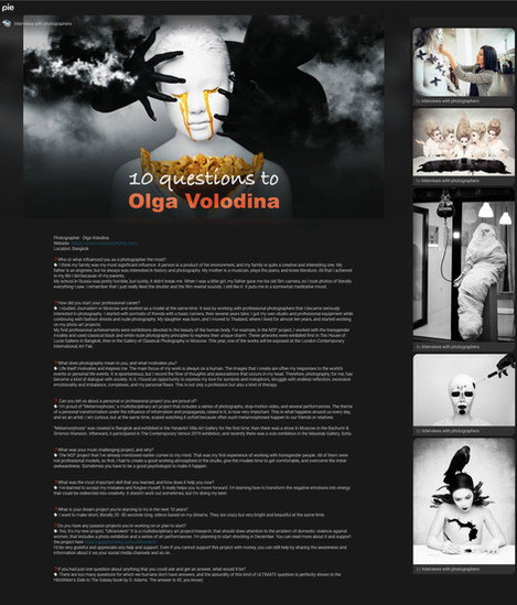 Interview for Pie App, Nuare Studio Inc. 10 Questions to Olga Volodina.