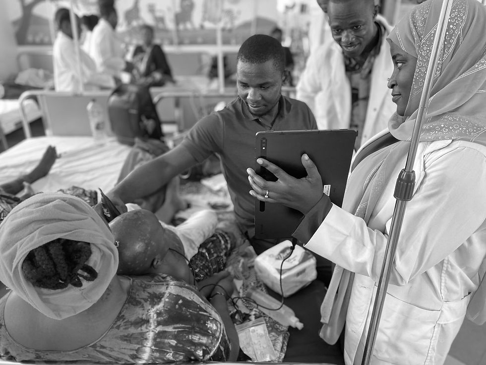 Bedside lung ultrasound on children in Africa