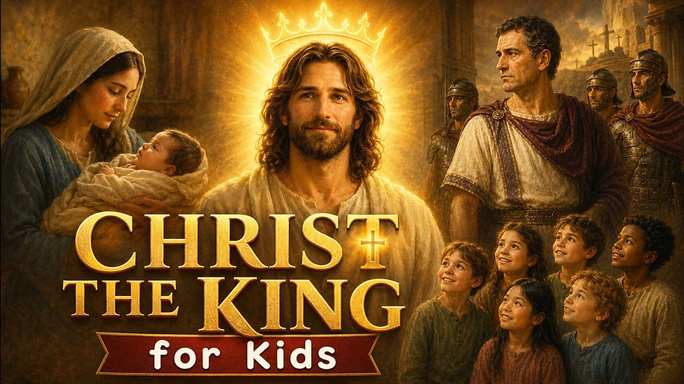 Christ the King for Kids | Catholic Children’s Story About Jesus Our King