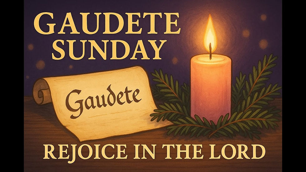 Original illustrated cover for Why is the Advent Wreath Candle PINK? Gaudete Sunday Joy for Kids