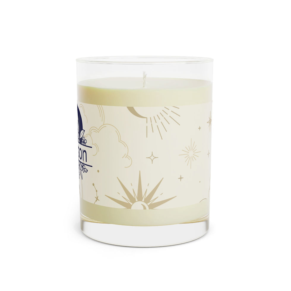Thumbnail: Customized Scented Candle - Personalized Unique Gift for Any Occasion Gold/Navy