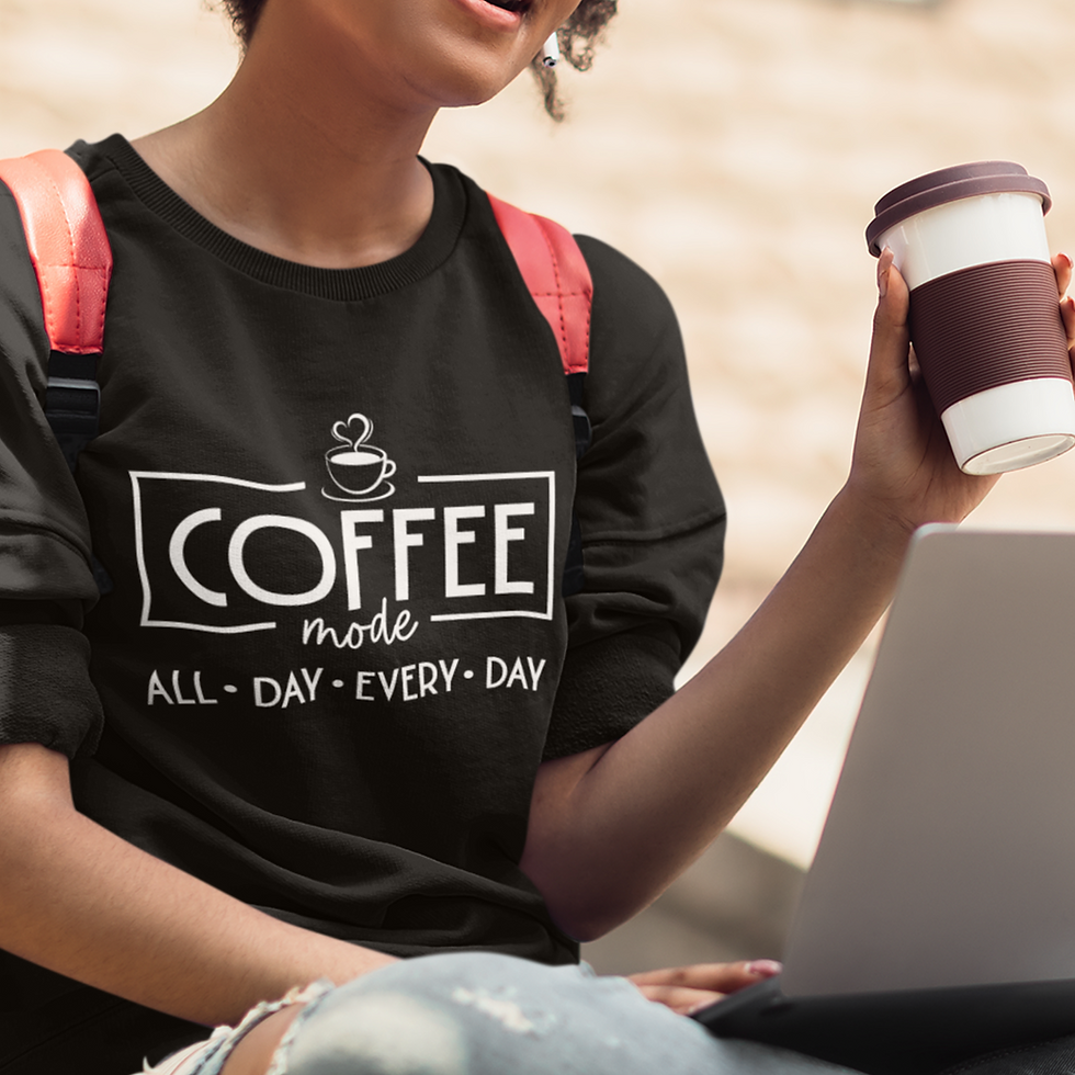 Thumbnail: Crewneck Sweatshirt | Coffee Lover | Caffeine Enthusiasts | Teachers/SLP/Parents