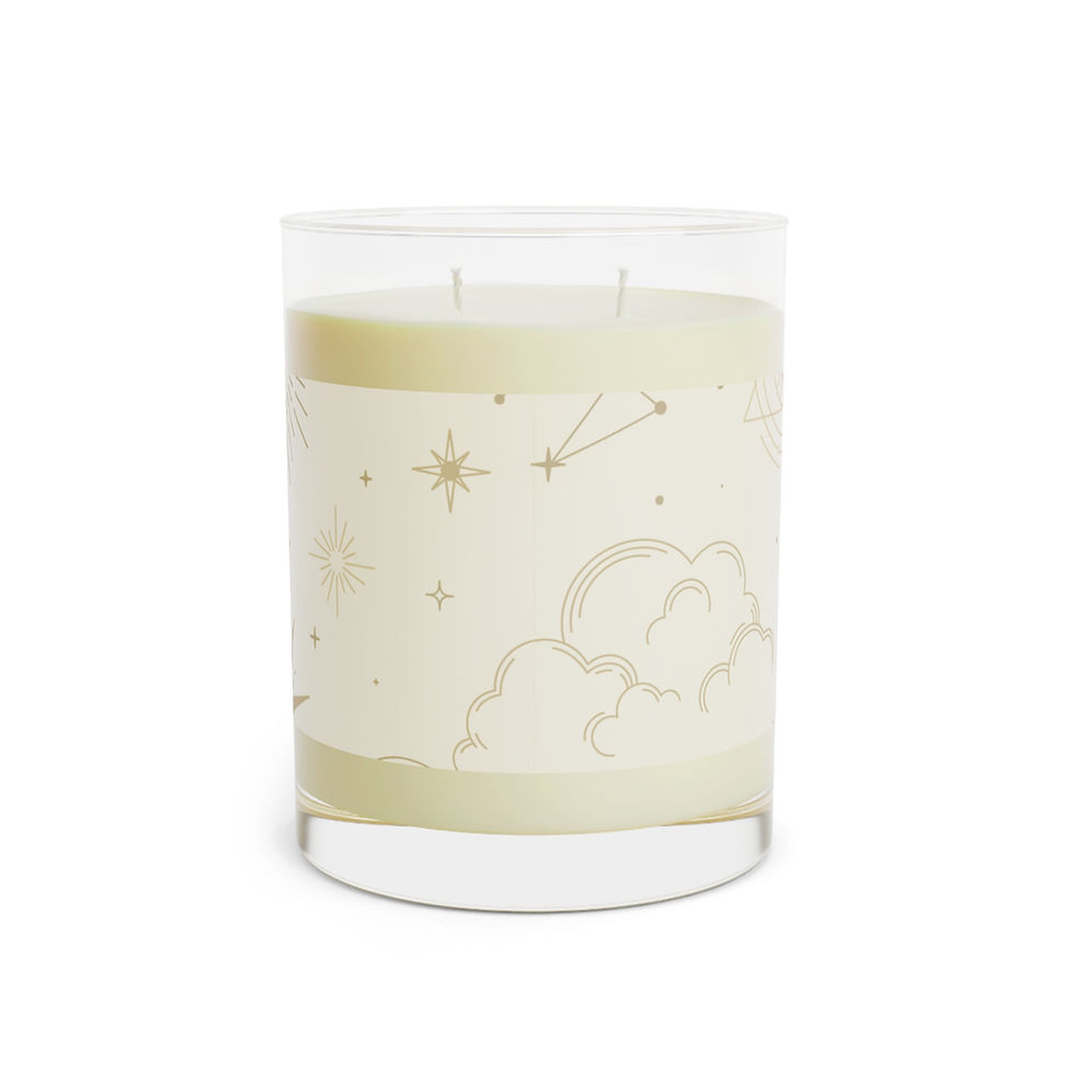 Thumbnail: Customized Scented Candle - Personalized Unique Gift for Any Occasion Gold/Navy