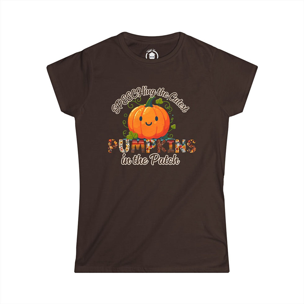 Thumbnail: Speeching the Cutest Pumpkins for SLPs Women's Autumn Tee