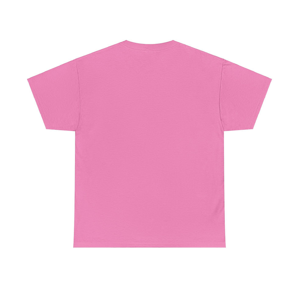 Thumbnail: Pink Cheetah on Pink Pumpkin for Autumn or Halloween Unisex Heavy Cotton Tee