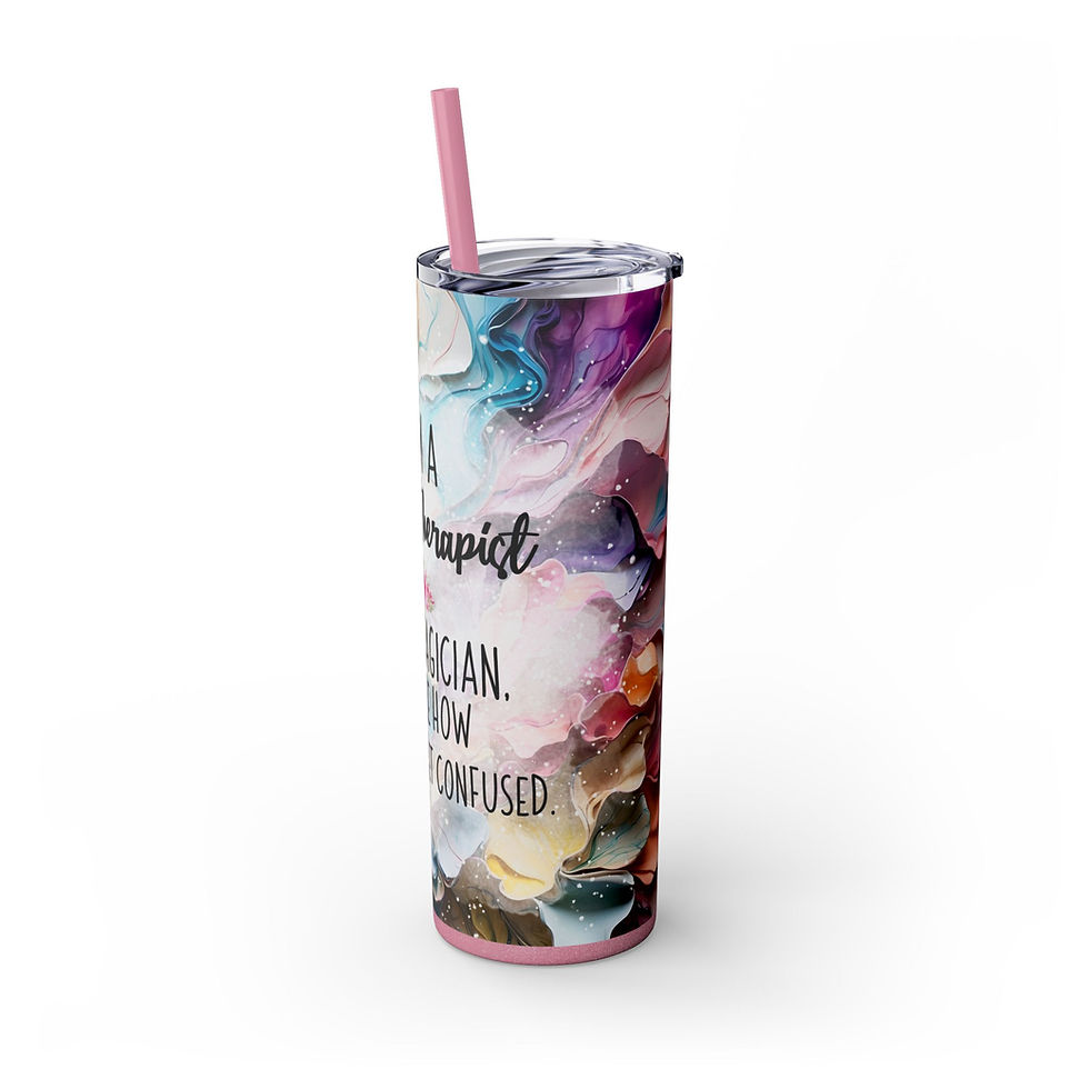 Thumbnail: 20 oz. Tumbler with Straw for Magic SLPs - Perfect Gift!