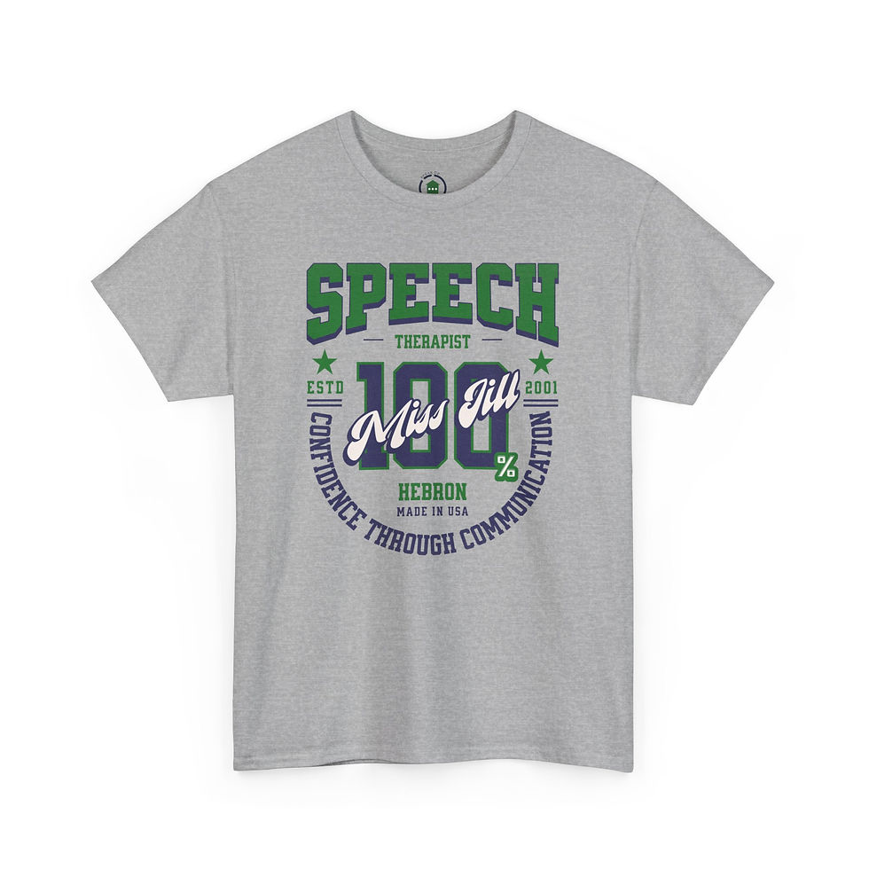 Thumbnail: Speech Therapist Personalized Tee, Unisex T-Shirt Customized, Gift for Therapist