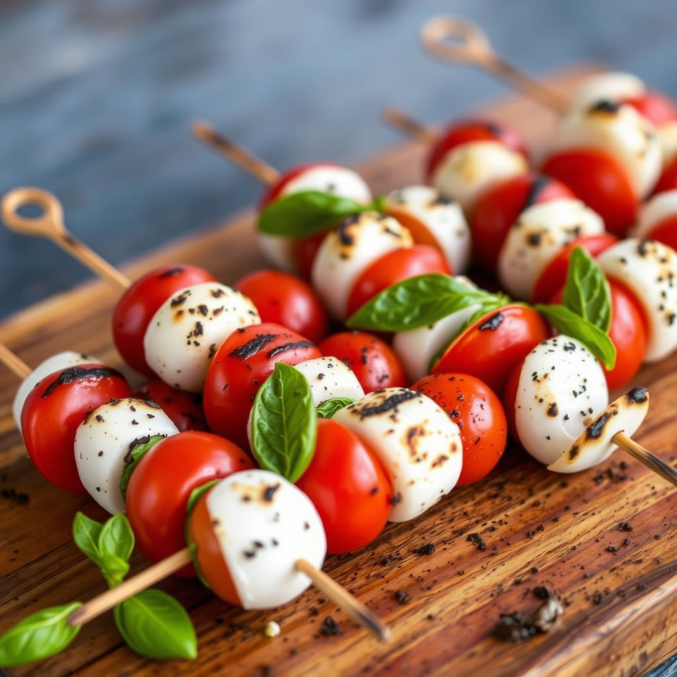 Grilled Caprese skewer_