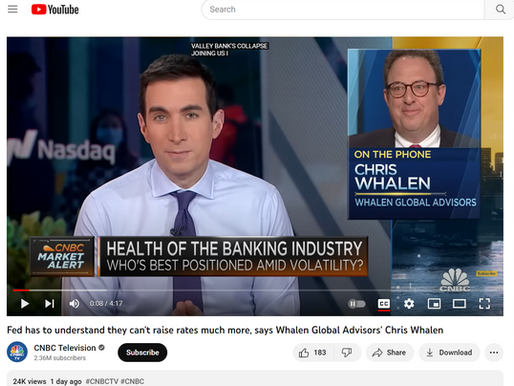Mark-to-Market on Bank America; Update on Credit Suisse & Guild Holdings