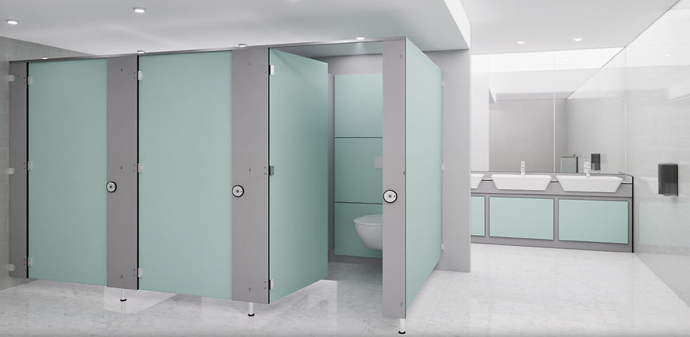 Commercial Washroom Cubicles That Enhance Interior Design