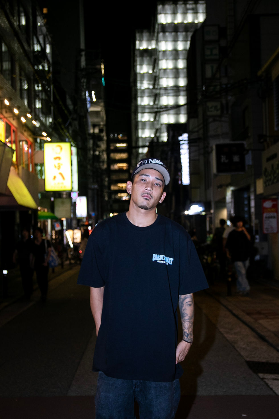 サムネイル： COAST 2 COAST TEE BLACK