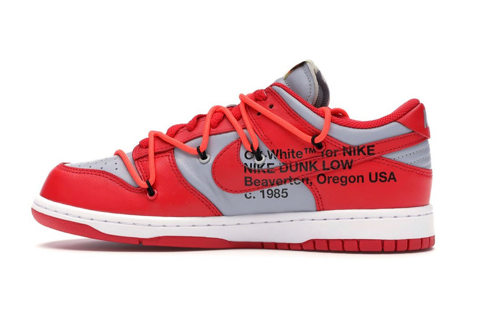 Miniatura: Nike Dunk Low Off-White University Red