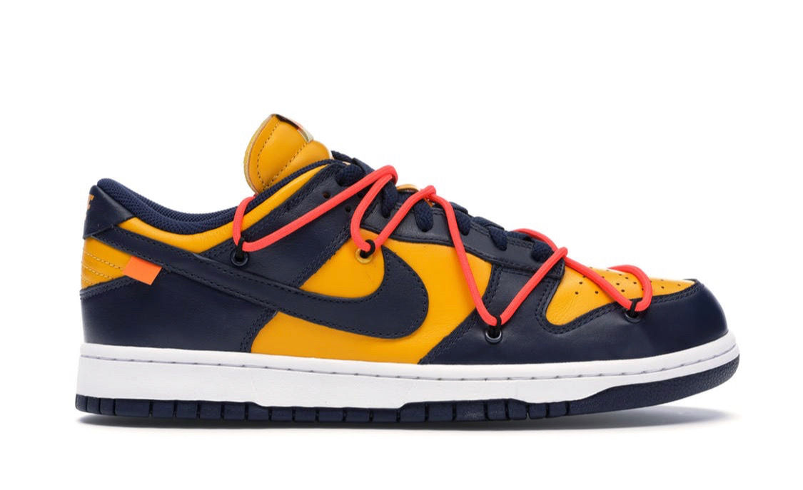 Nike Dunk Low Off-White Gold Midnight Navy