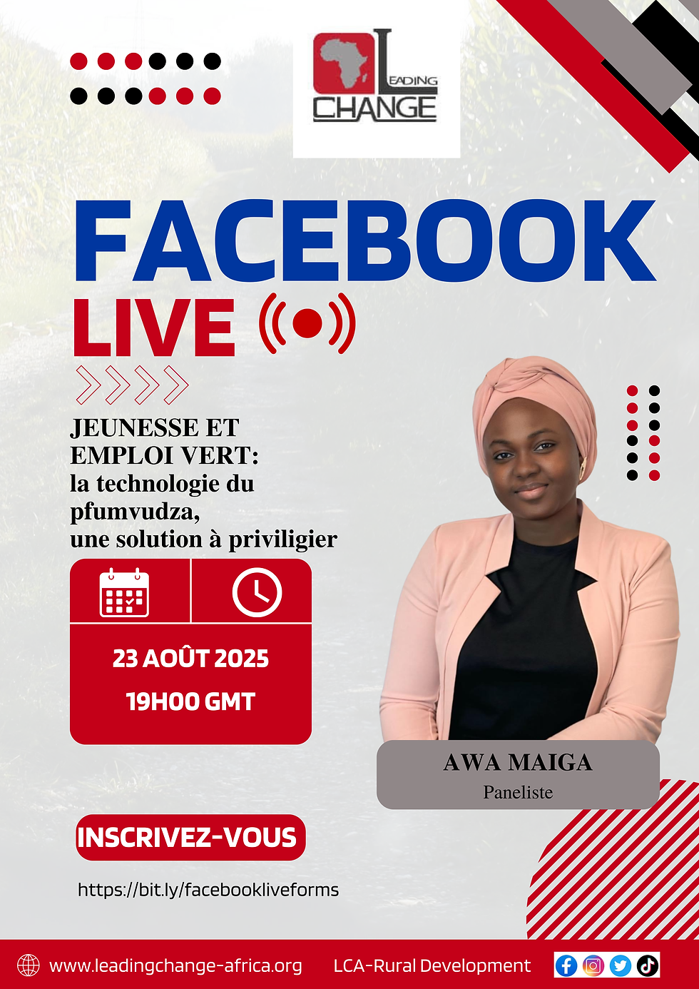 Awa Maïga – Directrice des Opérations et de l’Engagement, Leading Change Africa