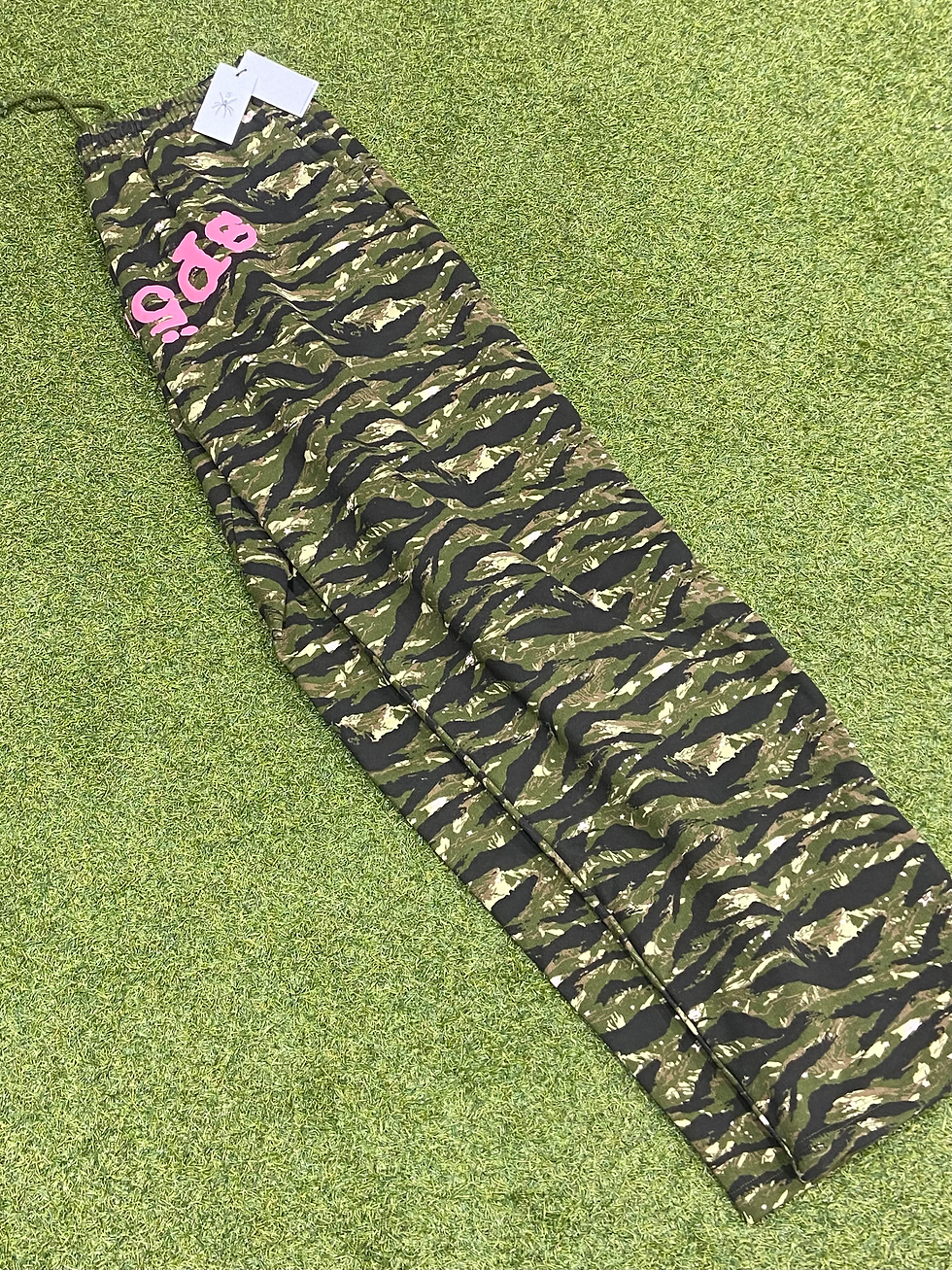Thumbnail: Tiger Camo Sp5der OG Web Sweatpants V2: L