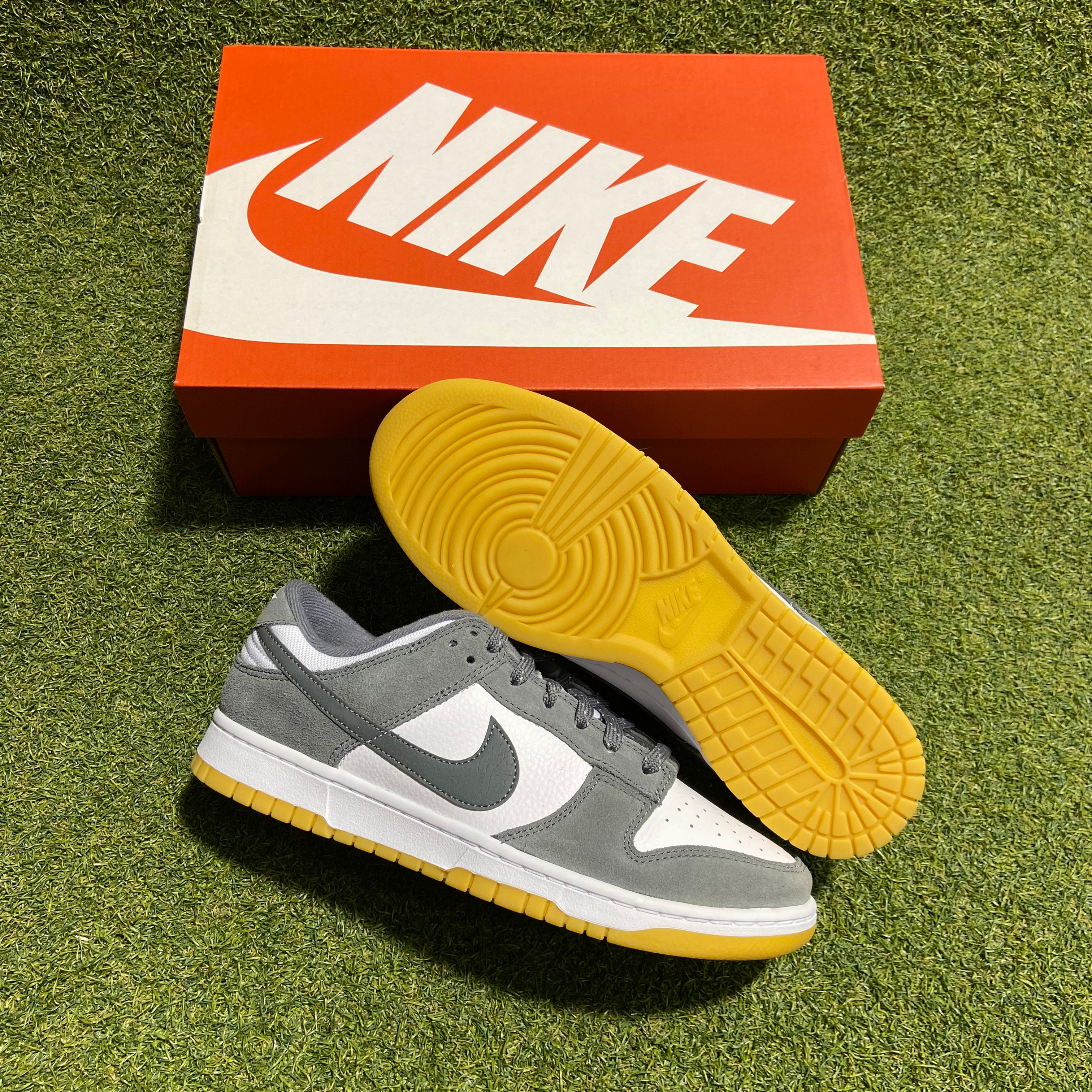 Smoke Grey Gum Dunk Low: 10