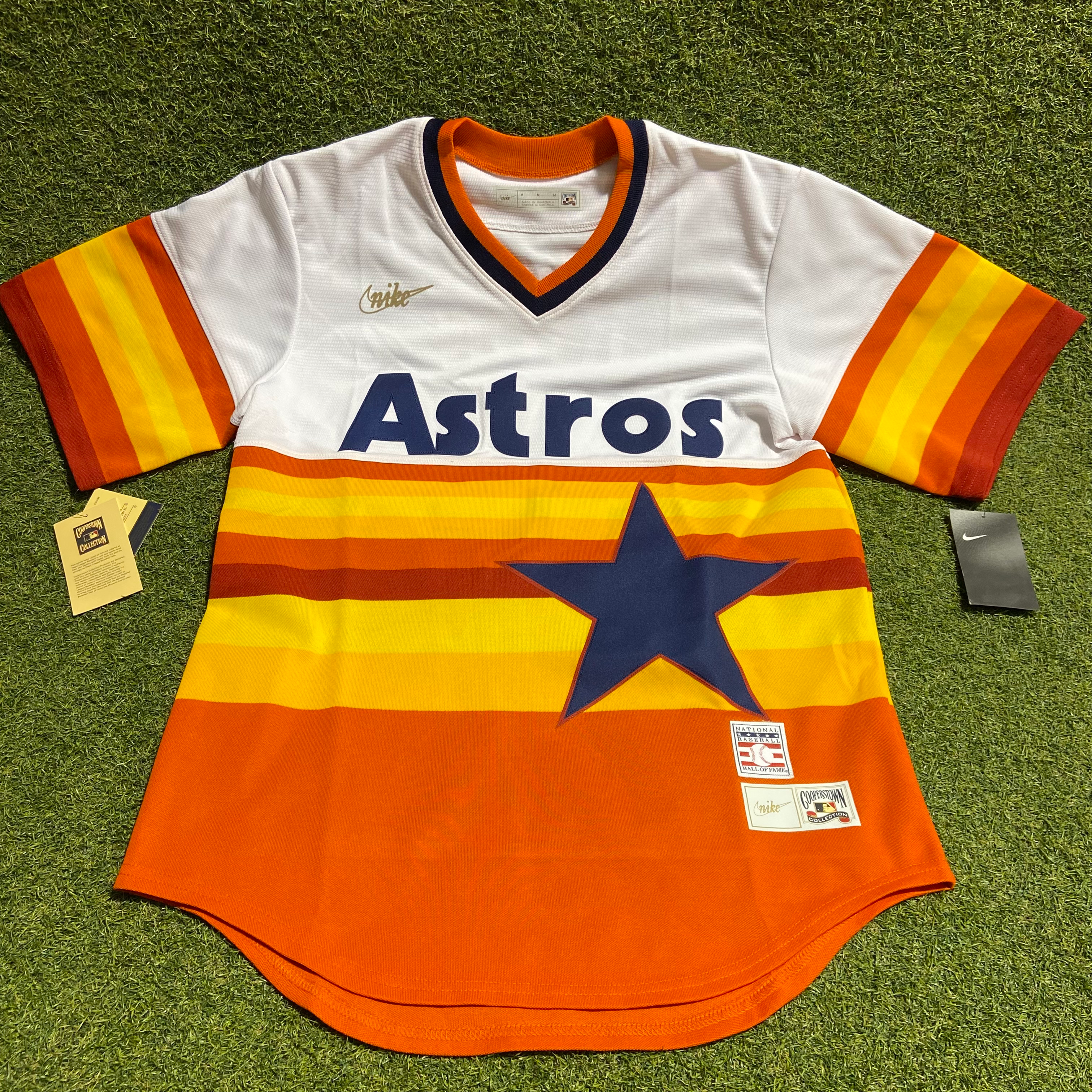 Houston Astros Ryan Nike Jersey White: M