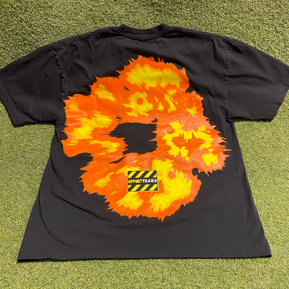 Thumbnail: Black Offset Set It Off #1 Denim Tears Shirt: XL